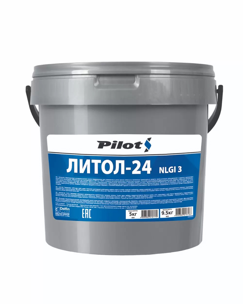PILOTS Смазка Литол-24  9.5кг  