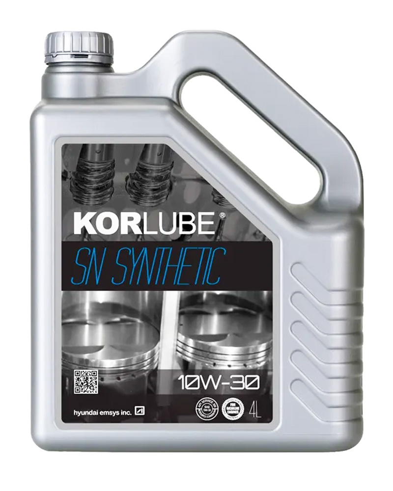 Масло моторное KORLUBE SN 10W-30  4л (1/4)