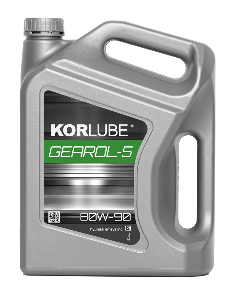 Трансмиссионное масло KORLUBE GEAROL-5 80W-90  4л (1/4)