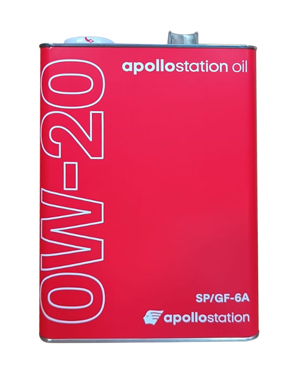 4л Apollostation Oil  0w-20 SP  1/6шт  (Япония)