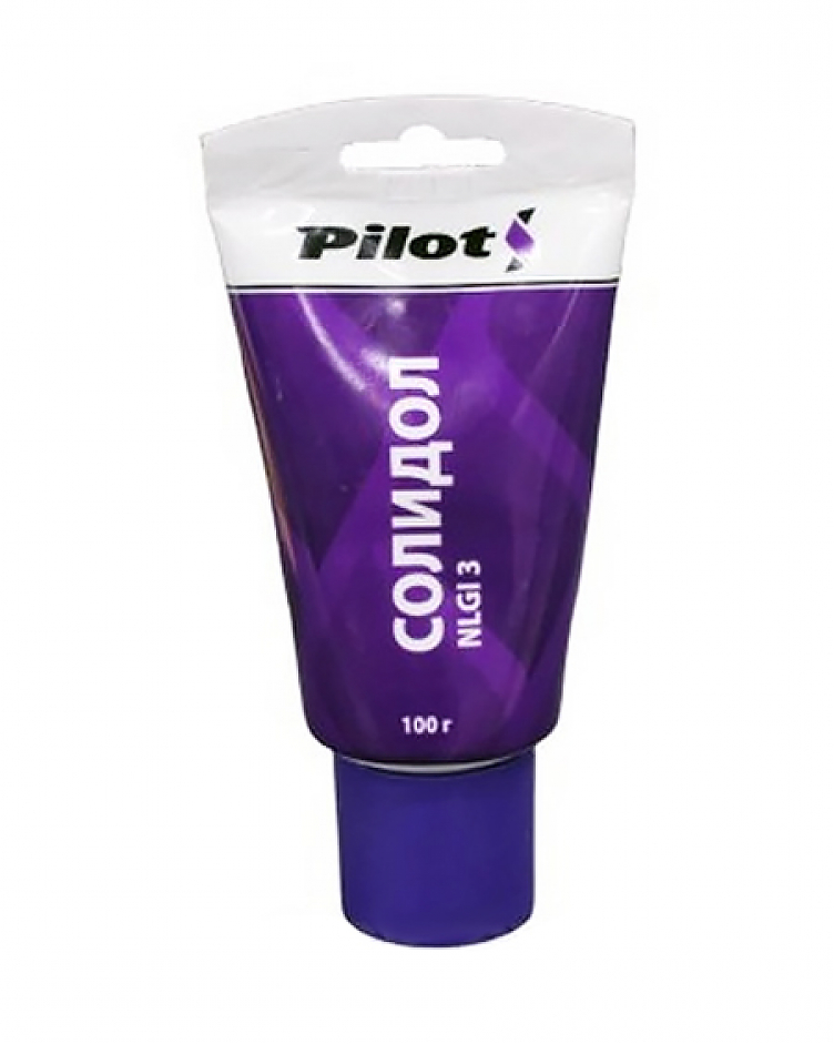 PILOTS Смазка Солидол жировой  100г (в тубе)  1/15шт #1