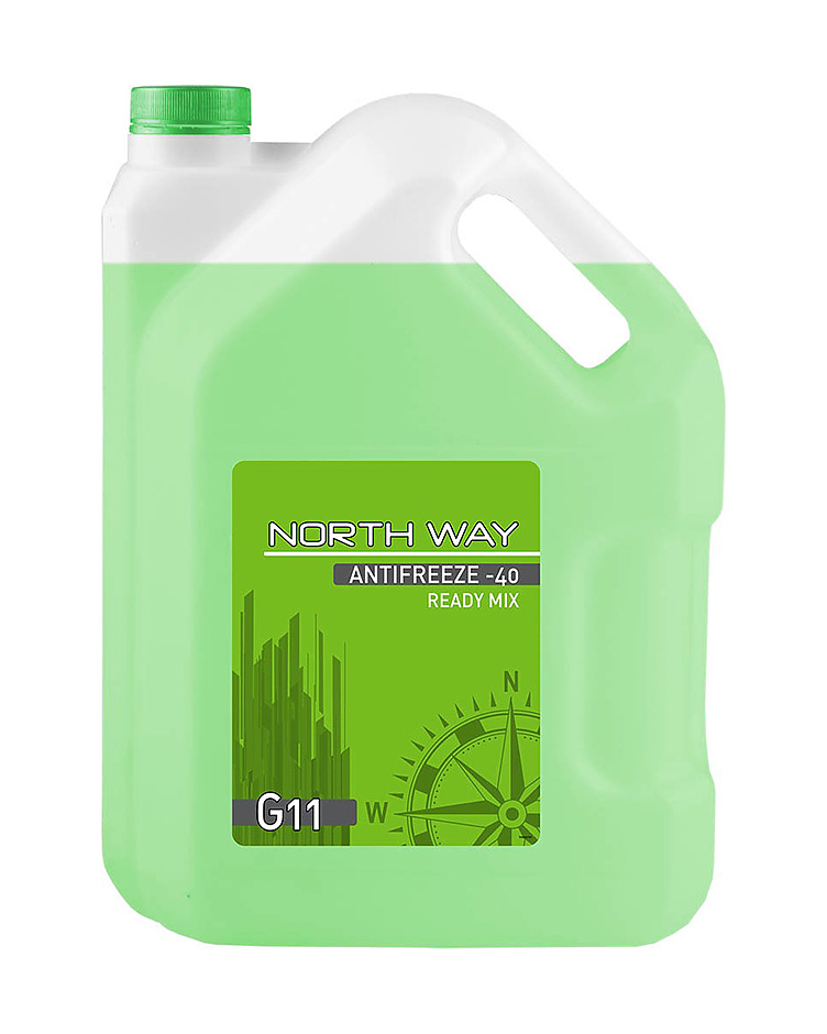 АНТИФРИЗ ЗЕЛЕНЫЙ Nord Way 10кг  1/2шт #1