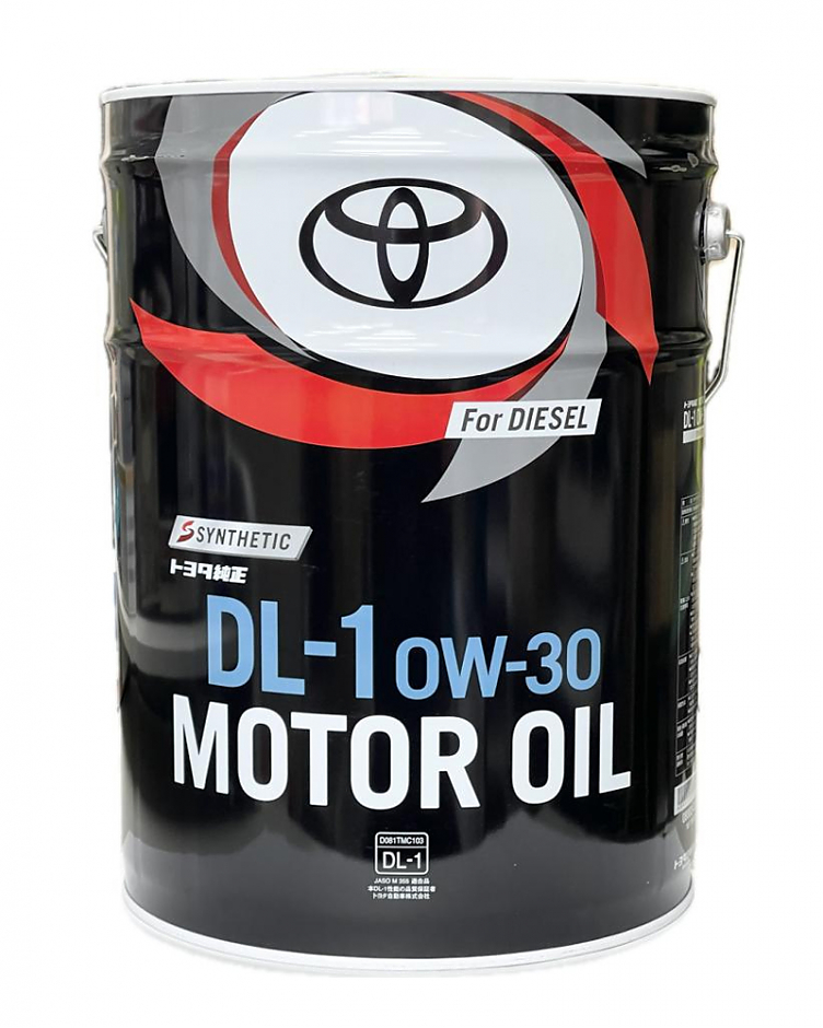 20л TOYOTA Motor oil Diesell DL-1 0W-30  Япония  #1