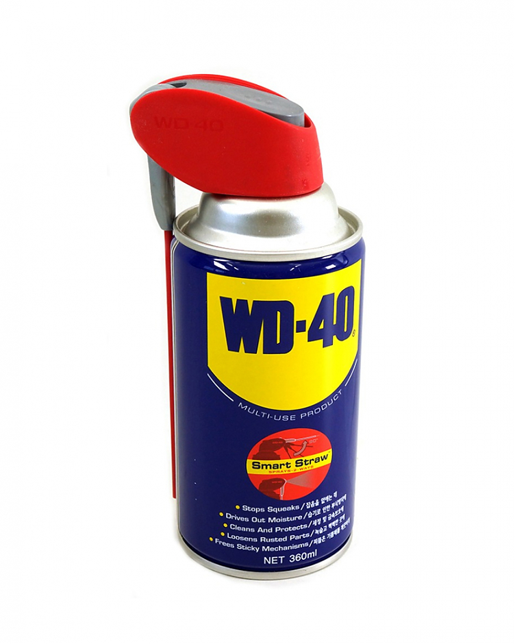 Смазка WD-40  0.360мл с Трубочкой  1/24шт #1