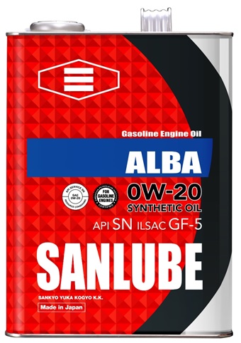 Масло моторное SANLUBE ALBA 0W-20  (4L)