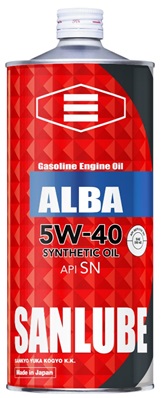 Масло моторное SANLUBE ALBA 5W-40  (1L)